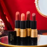 4Pcs/Sets Velvet Matte Black Gold Matte Lipstick Make-up for women Lip Stick Moisture Matte Lip Gloss Lips Makeup Cosmetics