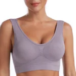 Women Bra Plus Size Seamless Brassiere Breathable Wire Free Bralette Underwear Comfortable Active Padded Brassiere Crop Top