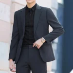 Blazer's New Men's Fashion Outdoor Travel Youth Wedding Campus Slimming Casual Korean-style Cool and Stylish Formal Wear Blazer - Image 4
