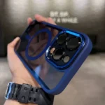 Luxury Magnetic Metal Lens Bumper Protection Case For iPhone 17 16 15 14 13 12 11 Pro Max Funda Wireless Charge Hard Clear Cover