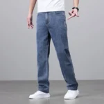 Ultra-thin Baggy Jeans Men’s Lyocell Soft Fabric Brand