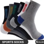 15/30Pairs Men's Breathable Cotton Sports Socks Bamboo Fiber Sweat Absorbing Deodorant Business Stockings - Image 6