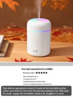 300ml Aromatherapy Diffuser Humidifier Air Purifier Car Home Use Seven-color Light Aromatherapy Essential Oil - Image 7