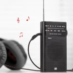 Portable Mini Radio Full Band FM/AM/SW Battery Operated Radio Player with Telescopic Antenna Emergency Radio Built-in Speaker - Image 4