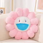 Aesthetic Sunflower Plush Pillow Cute Flower Stuffed Cushion Rainbow Floral Decorative Pillow Office Chair Back Pillow Decor - Image 14