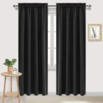 1 Panel Blackout Curtains Light Reducing Thermal Insulated Grommet Black Out Curtains Panels Drapes for Living Room Bedroom - Image 8