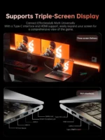 KAMRUI Gaming Laptop 16inch AMD Ryzen 9 6900HX 16GB LPDDR5 512GB M.2 NVMe PCIe3.0 SSD Radeon 680M Win11PRO WiFi6 Backlit KB Book