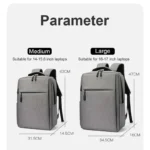 Laptop Backpack 17.3 inch Large Capacity Travelling Backpacks Waterproof Laptop Bag 15.6 17.3 Multi-pockets Men's Backpack - Image 4