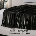 Couple Waterproof Cloth Sheet PVC Plastic Adult Accessories Solid Bed Multi-purpose Hypoallergenic SPA Bedding Diaper Flat Sheet - Image 15