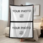 1pc Personalized picture and text customized blankets, gift blankets tailored for children, parents, lovers, lovers, and friends - Image 8
