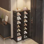 Multi Layer Shoe Storage Rack Adjustable Storage Cabinet Space Saving Corner Storage Shelf Simple Shoe Rack Economical Shoe Rack