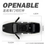 1:36 Rolls Royce Phantom sedan High Simulation Diecast Metal Alloy Model car Sound Light Pull Back Collection Kids Toy Gifts - Image 3