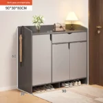 Multi-functional Shoe Cabinet Household Door Corridor Storage Locker Small Unit Entry Entrance Cabinet Dust-proof Shoe Rack - Image 4