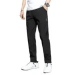 Summer ice silk long pants for men thin loose straight leg trousers quick drying sports and casual pants men’s long pants