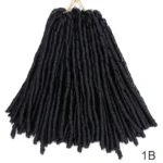 14inch 70g/Pack Faux Locs Synthetic Braiding Hair Extensions Afro Hairstyles Soft Dreadlock Brown Black Bug Crochet Braids - Image 10