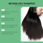 Pure Batana Shampoo Hair Strengthen Moisturizer Restore Damaged Brittle Hair Anti Loss Improve Dandruff Scalp Oil Control Care - Image 4