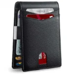 DIENQI Rfid Credit Card Holder Wallets Men Money Bag Purse Slim Thin Wallet for Men Small Short Purse Male Black Vallet Billfold - Image 6