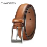 Men's Leather Belt Needle Buckle Belt Casual Genuine Leather LONG Large Belts Cowhide Belts for Man