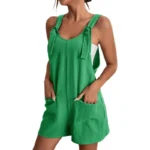 Summer Plus Size Women’s Jumpsuit Overalls Sleeveless