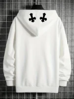 The new men’s hoodie for the autumn of 2025 features street casual fashion hip-hop simplicity and 3D cross print