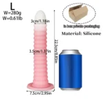 New Gradient Pink Anal Plug Massager With Threaded Suction Cup Rear Multi-size Unisex Extra Long Anal Plug Adult Erotic Sex Toys - Image 10