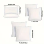 2pcs Pillow Cushions, Soft Durable Sofa Cushion, Fluffy Pillow Inserts, For Living Room Sofa Sofa Bed Home Decor - Image 4