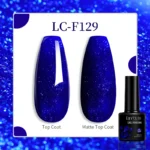LILYCUTE 129 Colors 7ML Nail Gel Polish Nail Supplies Vernis Semi Permanent Nail Art Manicure Soak Off LED UV Gel Nail Varnishes - Image 109