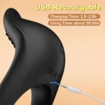 Vibrating Cock Ring for Men APP Control Penisring Vibrator Ejaculation Delay Male Penis