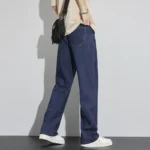 Summer Ultra-thin Baggy Jeans Men’s classics Vintage Trousers Lyocell