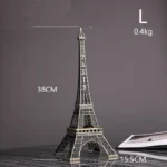 Metal Building 3d Model Statue World Renowned Landmark Buildings Liberty Home Decoration Building Creative Sculpture Model