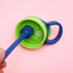 480ML Kids Water Cup Creative Safe Baby Feeding Cups with Straws Leakproof Water Bottles Outdoor Portable Children’s Cups