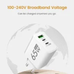 Total 65W GaN Charger USB PD Type C
