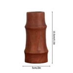 Retro Wooden Flower Vase Desktop Aesthetic Flower Bottle Decorative Plant Pot Arrangement Vase Home Decor Ornaments - Image 8
