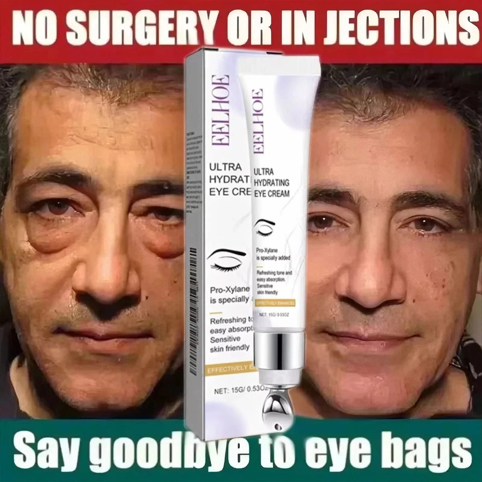 Sb1d37aecda3f4b2da80f155c6cfb591e4.webp Retinol Remove Wrinkle Eye Cream Instant Firming Lifting Fade Fine Lines Eye Bags Anti Dark Circle Brightening Beauty Skin Care
