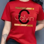 Women's Summer Fashion Casual Calvin Letter Pattern Print