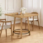 Tribesigns 31.5 Inch Modern Dining Table, Square Kitchen Table for Small Space, Perfect for 2-4 People, Mid-Century Modern Style - Image 5