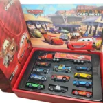 12Pcs Disney Pixar Cars Gift Box Metal Diecast lightning McQueen Car Model Toy Jackson Uncle Truck Boy Birthday Toys
