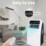 Shinco 8,000 BTU Portable Air Conditioner, AC Unit with Built-in Cool, Dehumidifier & Fan Modes for Room up to 350 sq.ft