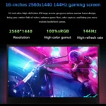 16.1 Inch Gaming Laptop Intel i7-1255U NVIDIA RTX 3060 6G 32GB DDR4 2TB SSD 144Hz RGB Keyboard WIFI 6 BT5.2 Windows11 - Image 6
