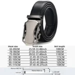 Men Belts Automatic Buckle Belt Genune Leather High Quality Belts For Men Leather Strap Casual  Buises  for Jeans - Image 17