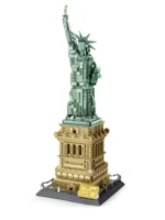 1409PCS The Statue of Liberty Architecture Large Collection Building Blocks Set Model Gift for Kids and Adults Compatible - Image 6