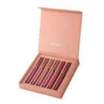 Matte Lip Gloss Set 6 Color Lipstick Smooth And Lasting Display Lip Gloss Waterproof Moisturizing Lipstick Holiday Gift Box Set - Image 6