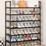 Multiple Layers Metal Shoe Rack, Large Capacity Shoe Organizer for Entryway, Closet, Garage, Shoe Shelf for Living Room