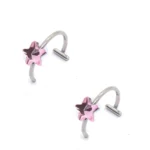 2PCS Trendy 10mm Stainless Steel Punk Clip on Fake Piercing Nose Wrap Lip Rings Unisex Nose Ring Women Men Tusk Body Jewelry - Image 23
