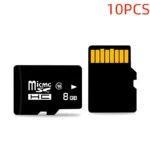 10pcs 8/16/32/64/128GB Flash Memory Card Portable High Speed Micro TF Card for Android Smartphone Tablet Camera Accessories