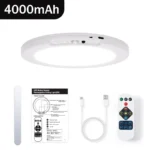 Motion Sensor Ceiling Light USB Type-C Rechargeable Magnetic Lamp Wireless Wall Lamp Remote LED Night Light For Kitchen Coatroom - Image 8