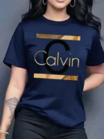 Women's Summer Fashion Casual Calvin Letter Pattern Print - Image 5