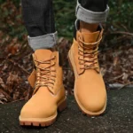 High Top Boots Hiking Shoes Men Anti-slip Outdoor Shoes Men Lace-up Comfortable Soft Breathable Casual Sneakers Shoes Men