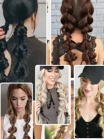 1Pc Bubble Braids Hair Ponytail Extensions Wig Synthetic Lantern Bubble Braids with Hair Tie for Women Kids Daily&Party Use