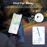 Mini Global GPS Tracker Smart Tag Compatible with iOS Find My App Key Finder Car Dog Pets Anti-lost Alarm Locator Tag For iPhone